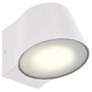5_Ry 5.75" High White Bi.Directional Outdoor LED Wall Mount more views