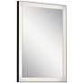 Ryame 24-In Lighted Mirror Black