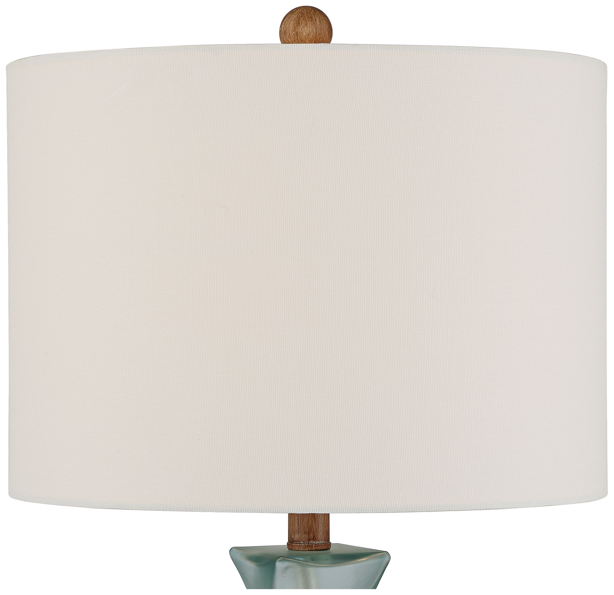 Image 3 Ryan 28 1/2" High Ocean Blue Glass Coastal Modern Table Lamps Set of 2 more views