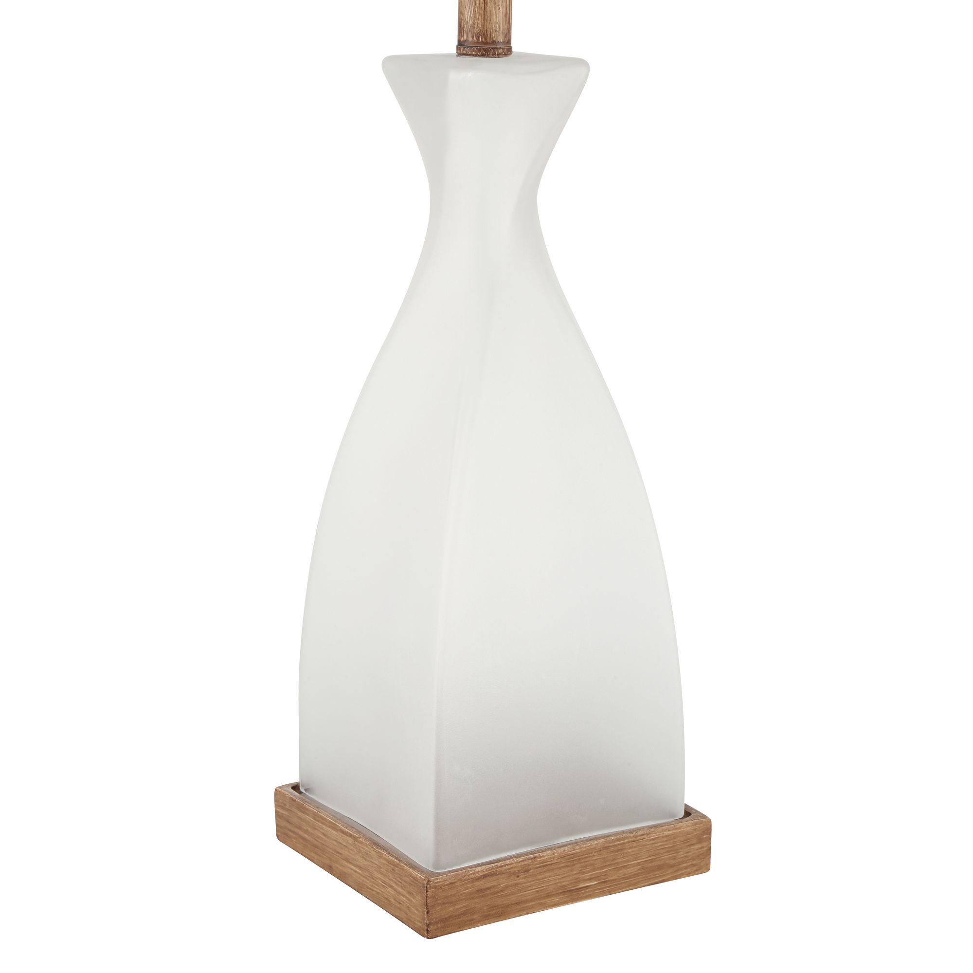 Image 7 Ryan 28" High Frosted White Glass Modern Coastal Table Lamp Set of 2 more views