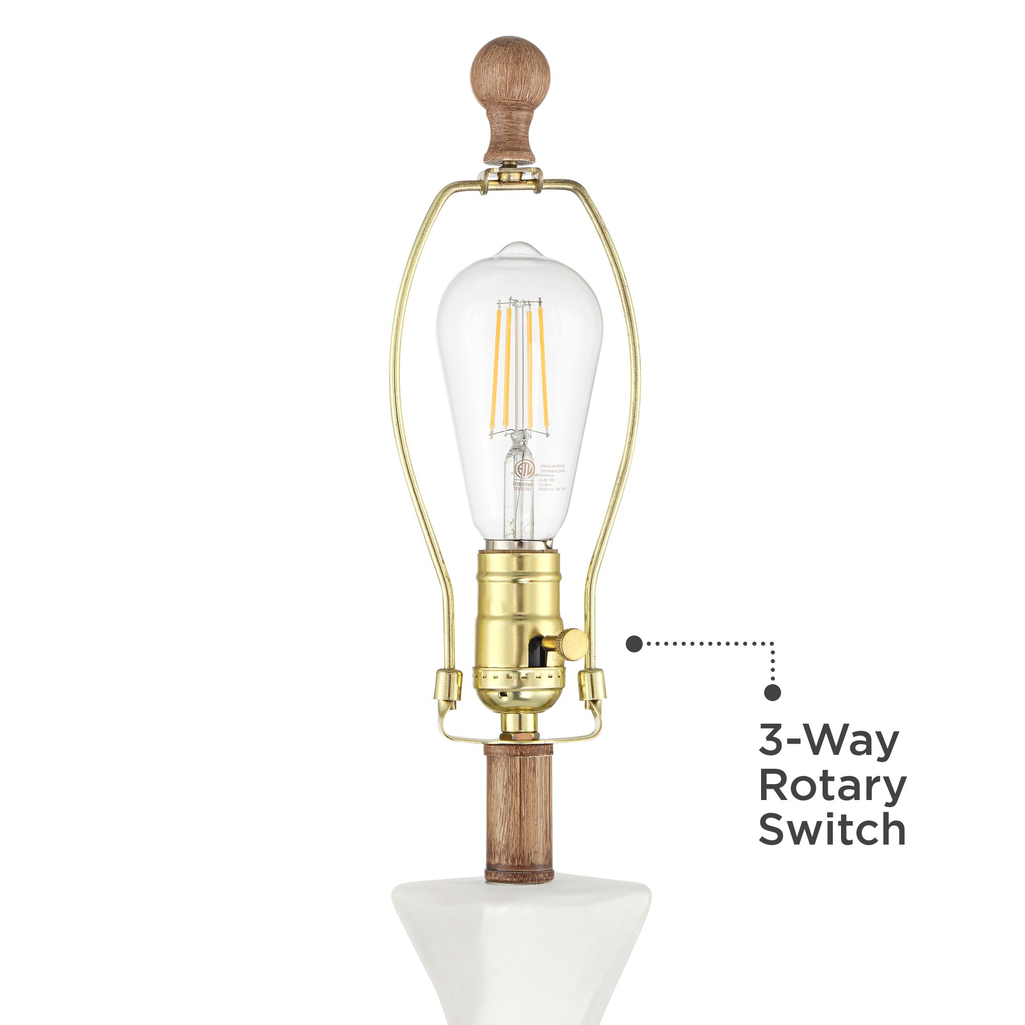 Image 5 Ryan 28" High Frosted White Glass Modern Coastal Table Lamp Set of 2 more views