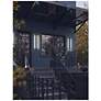 2_Ryan 36" High Black LED Outdoor Sconce more views