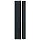 Ryan 48" High Black LED Outdoor Sconce