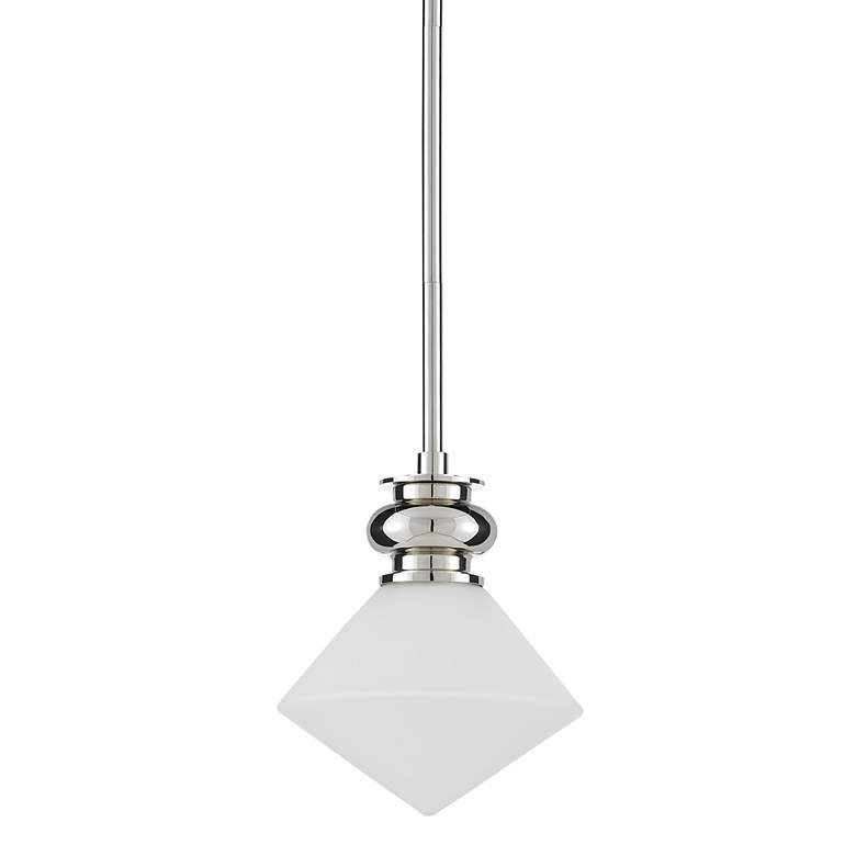 Image 3 Rycroft 7" Wide Polished Nickel Mini Pendant Light more views