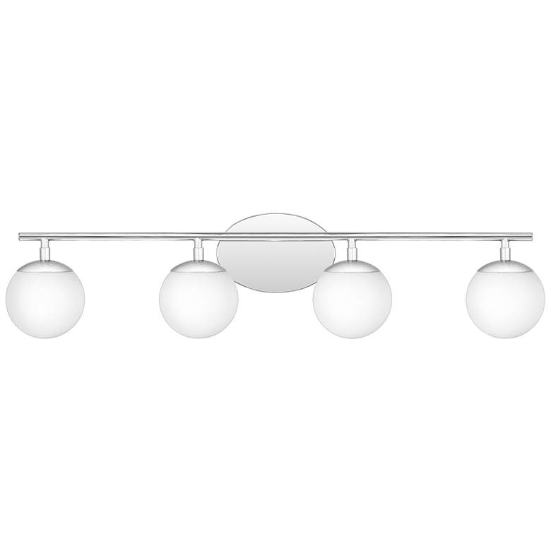 Image 1 Rydell 30 3/4 inch Wide Polished Chrome 4-Light LED Bath Light