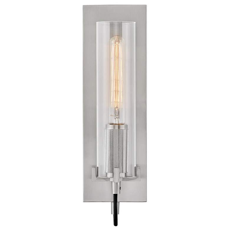 Image 1 Ryden 16 1/4" High Nickel Wall Sconce by Hinkley Lighting
