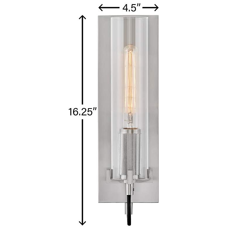 Image 7 Ryden 16 1/4" High Nickel Wall Sconce by Hinkley Lighting more views