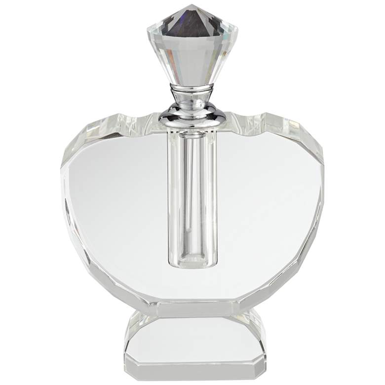Image 3 Ryden 5 1/4" High Clear Crystal Perfume Bottle more views