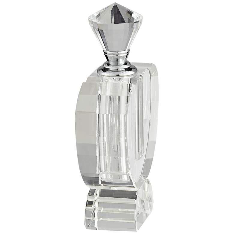 Image 4 Ryden 5 1/4 inch High Clear Crystal Perfume Bottle more views