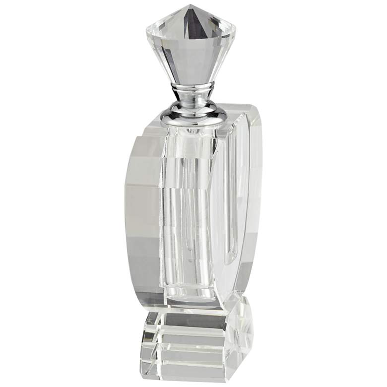 Image 4 Ryden 5 1/4" High Clear Crystal Perfume Bottle more views