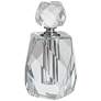 5_Ryden 7 1/4" High Clear Glass Decorative Perfume Bottle more views
