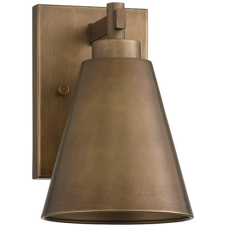 Image 2 Ryder 1-Light Outdoor Wall Lantern in Atlas Bronze more views