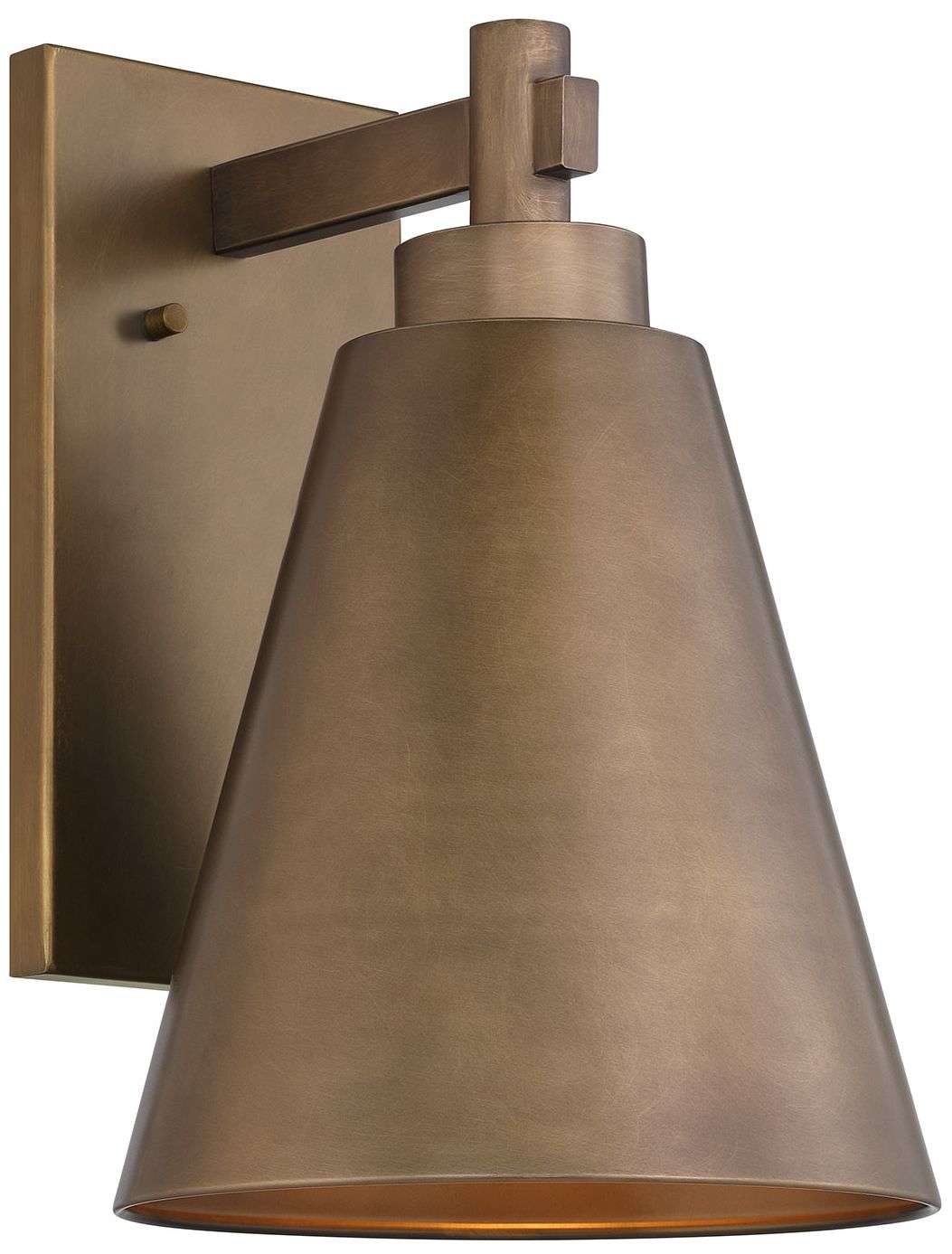 Image 4 Ryder 1-Light Outdoor Wall Lantern in Atlas Bronze more views
