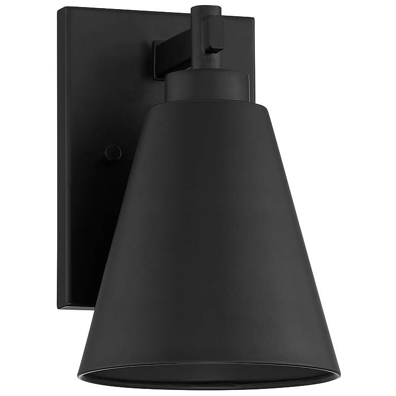 Image 2 Ryder 1-Light Outdoor Wall Lantern in Matte Black more views