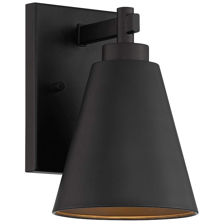 Image 4 Ryder 1-Light Outdoor Wall Lantern in Matte Black more views