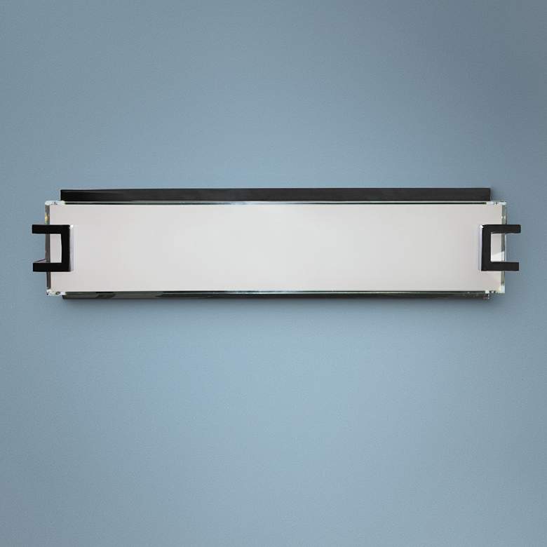 Image 1 Ryder 18 1/4 inch Wide Chrome LED Bath Light