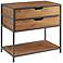 Ryker 30" Wide Natural Wood 2-Drawer Accent Chest