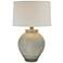 Ryker Concrete Stone Hydrocal Urn Table Lamp