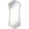 Ryland Silver 19 3/4" x 44" Abstract Shape Wall Mirror