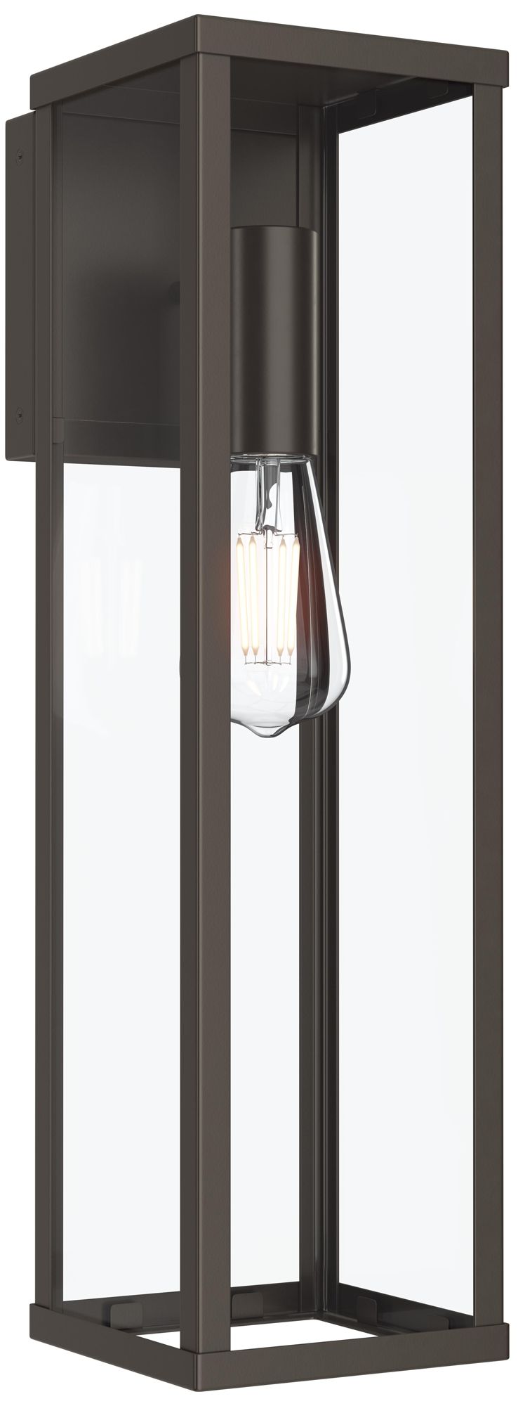Ryle One-Light Extra Large Wall Lantern with Clear Glass Panels