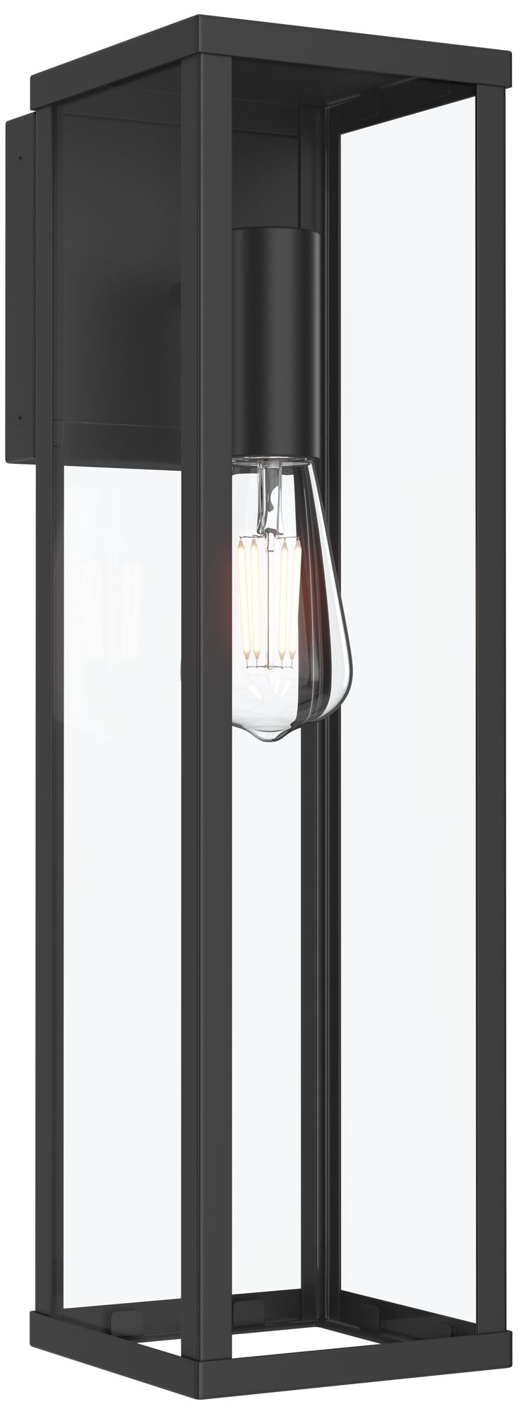 Ryle One-Light Extra Large Wall Lantern with Clear Glass Panels
