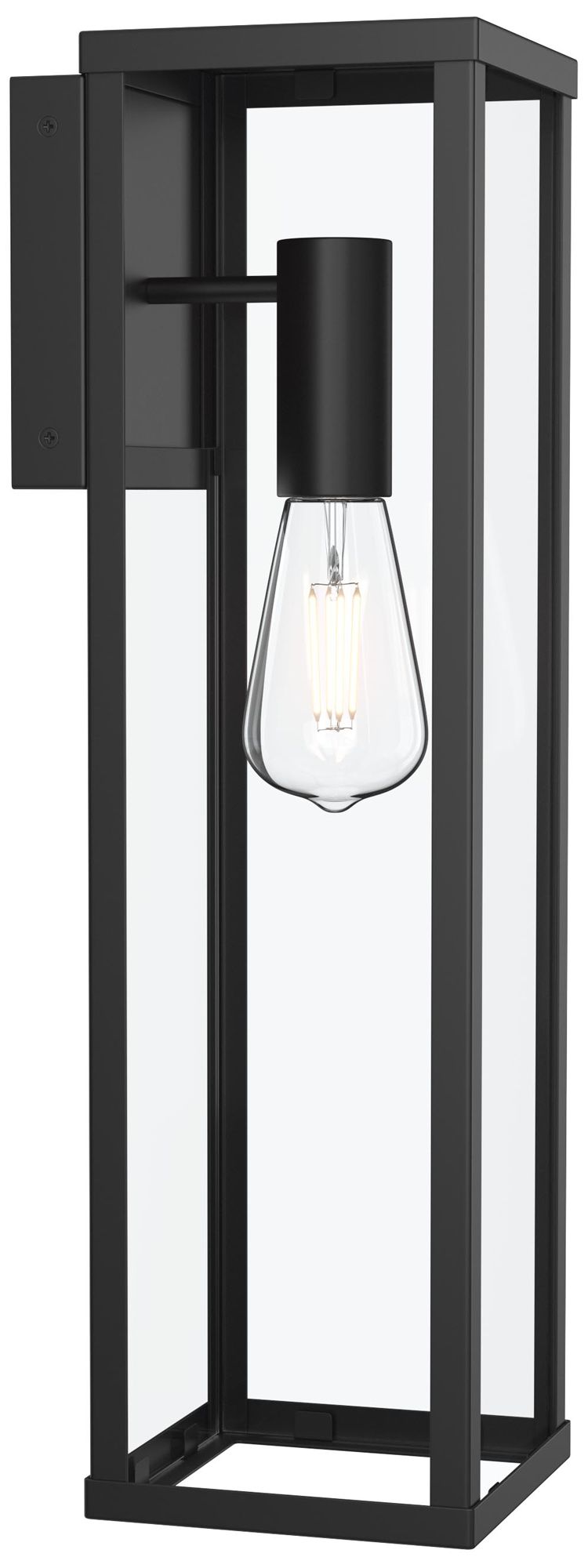 Ryle One-Light Extra Large Wall Lantern with Clear Glass Panels