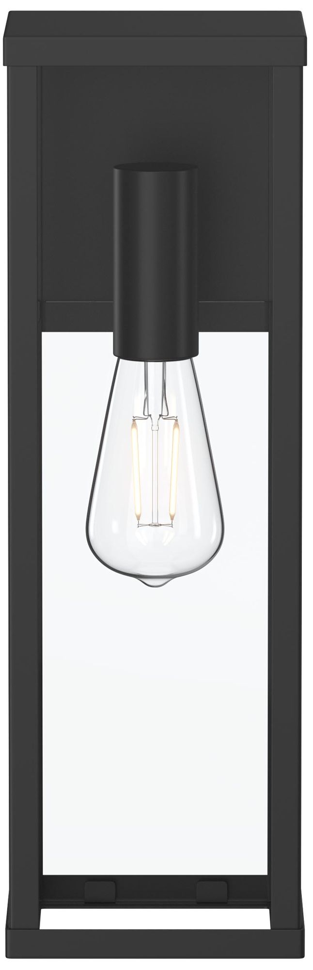 Image 7 Ryle One-Light Large Wall Lantern with Clear Glass Panels more views
