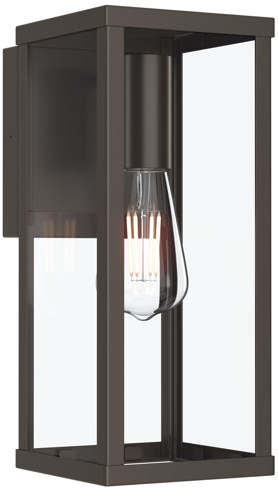 Ryle One-Light  Medium Wall Lantern with Clear Glass Panels