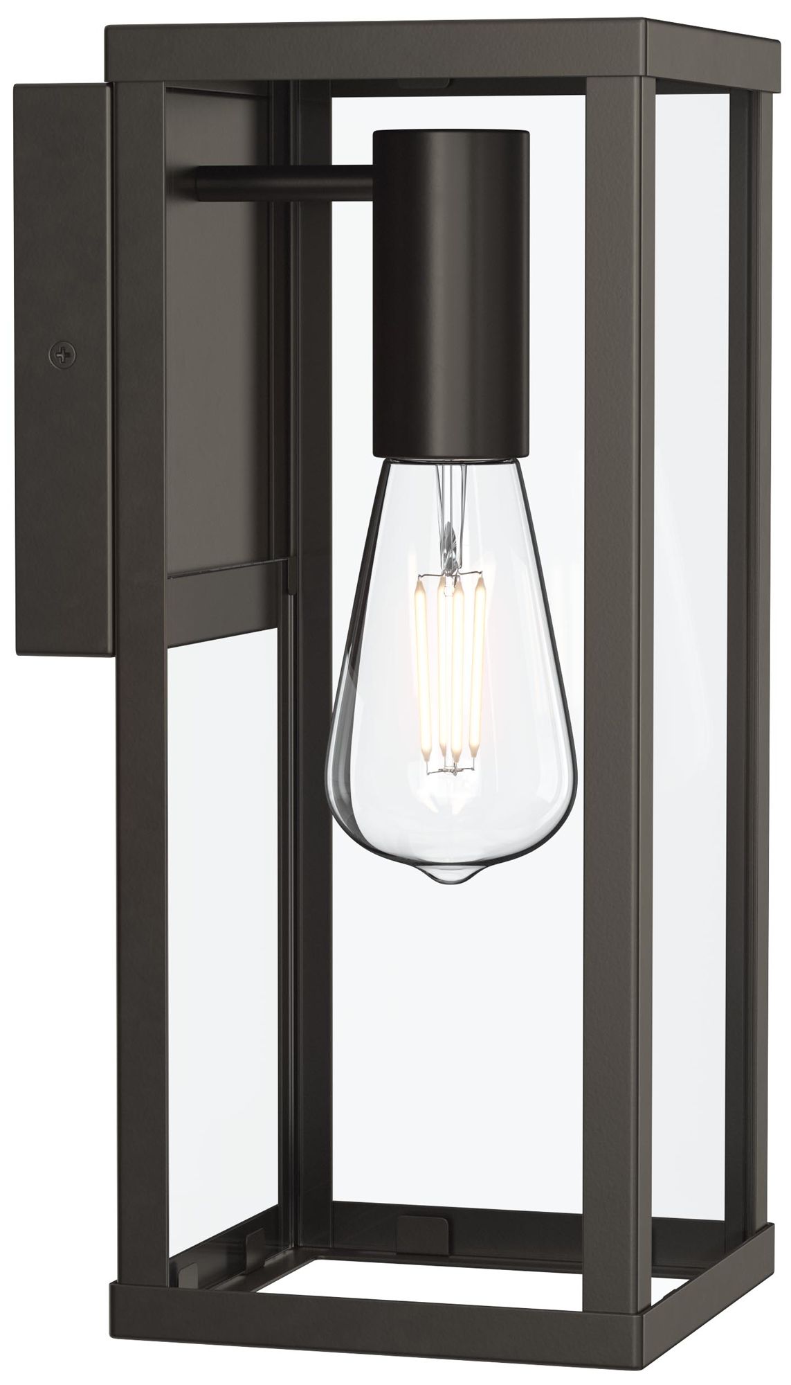Ryle One-Light  Medium Wall Lantern with Clear Glass Panels