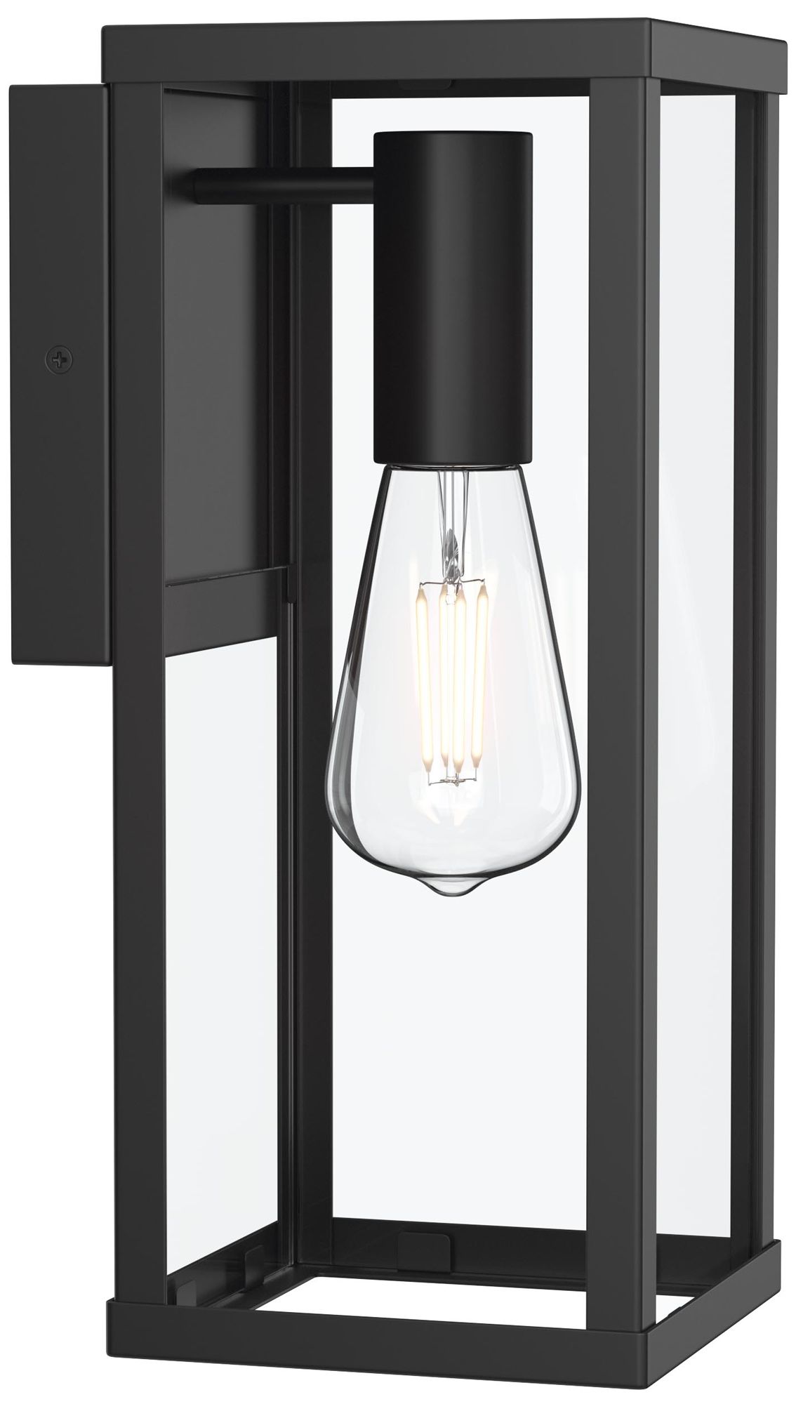 Ryle One-Light  Medium Wall Lantern with Clear Glass Panels