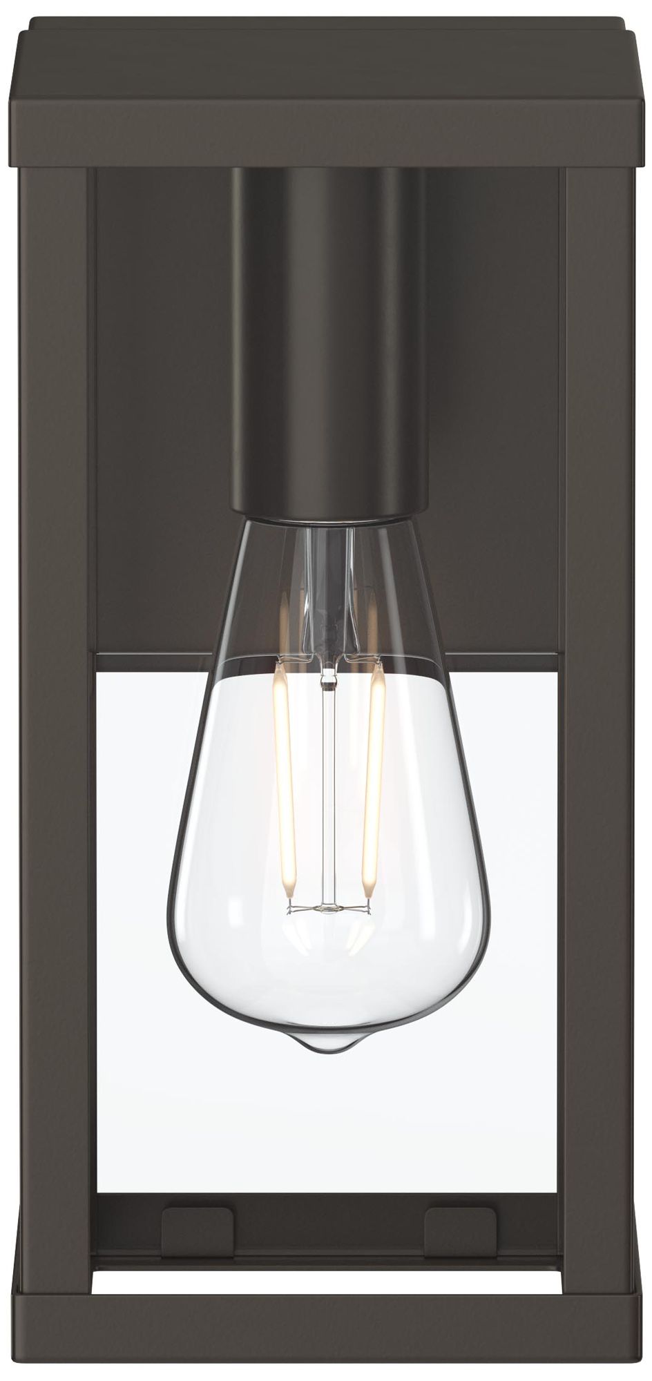 Image 7 Ryle One-Light Small Wall Lantern with Clear Glass Panels more views