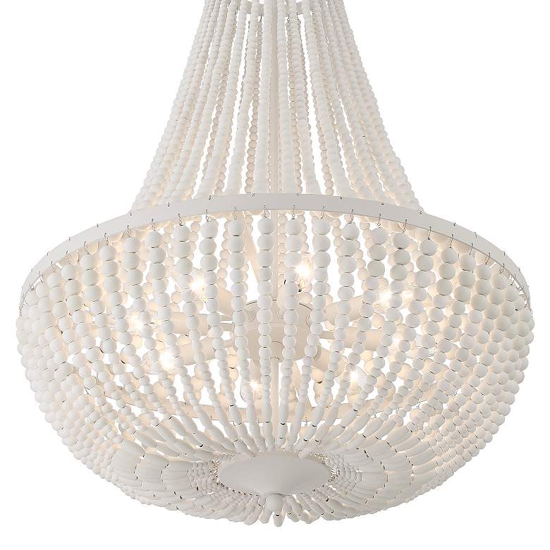 Image 5 Rylee 8 Light Matte White Chandelier more views