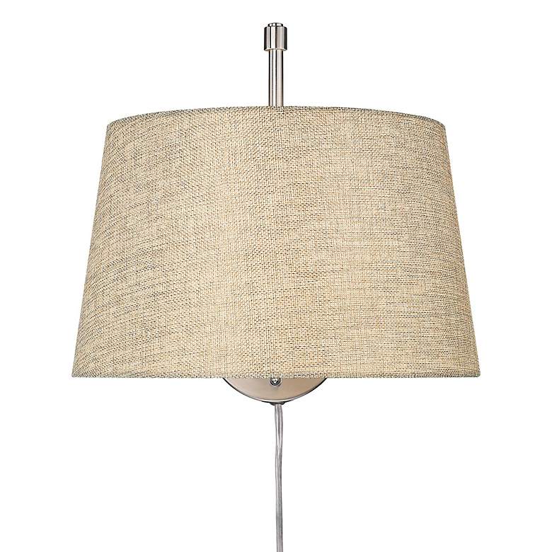 Image 2 Ryleigh 1-Light Swing Arm in Pewter with Natural Sisal more views