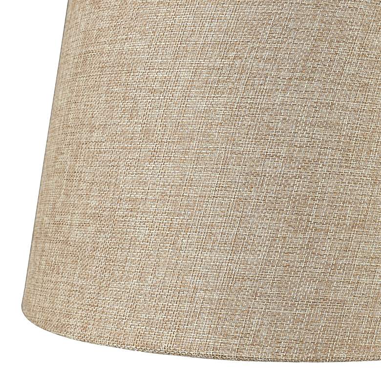 Image 6 Ryleigh 12" Wide Matte Black 1-Light Swing Arm with Natural Sisal more views