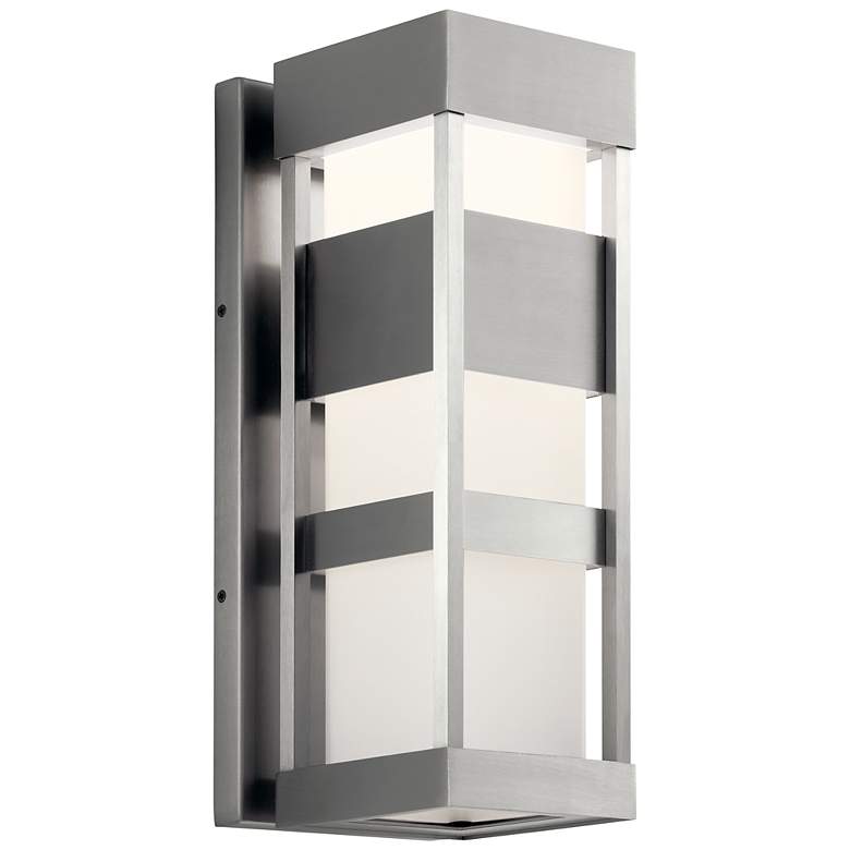 Image 1 Ryler Brushed Aluminum LED Outdoor Wall Light
