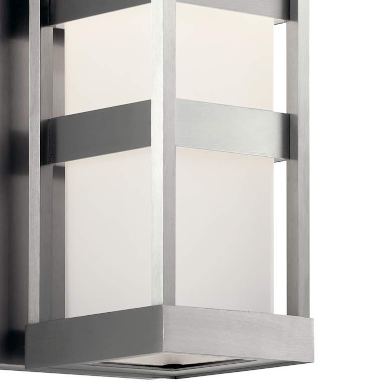 Image 2 Ryler Brushed Aluminum LED Outdoor Wall Light more views