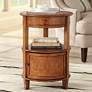 Thumbnail1 of Rylie 20" Wide Walnut Finish Small Round Accent Table