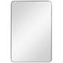 Ryne Shiny Silver 24" x 36" Rectangular Wall Mirror