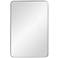 Ryne Shiny Silver 24" x 36" Rectangular Wall Mirror