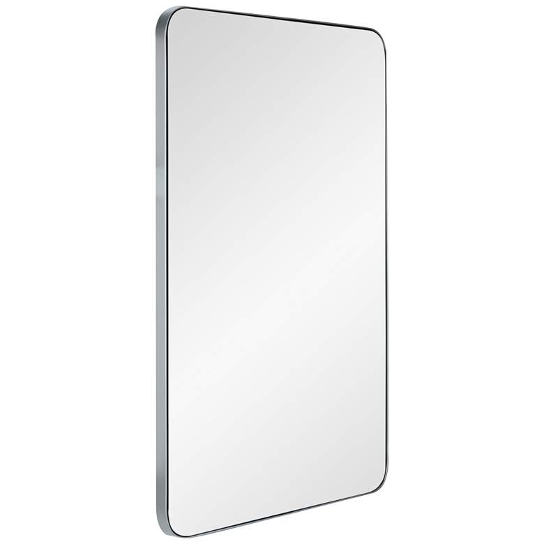Image 3 Ryne Shiny Silver 24" x 36" Rectangular Wall Mirror more views