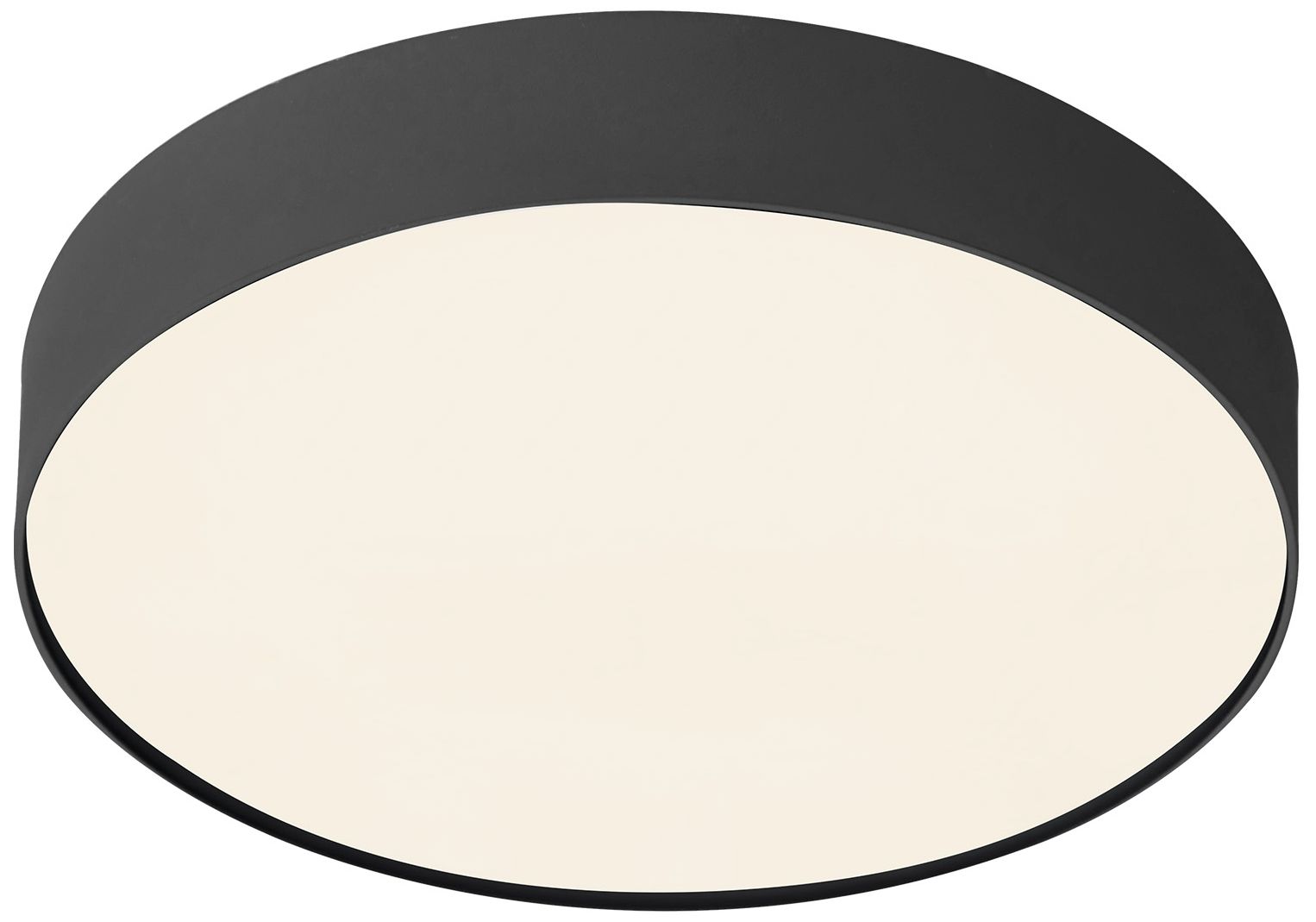 Image 3 Rynn 5-in Black dimmable LED Flush Mount more views