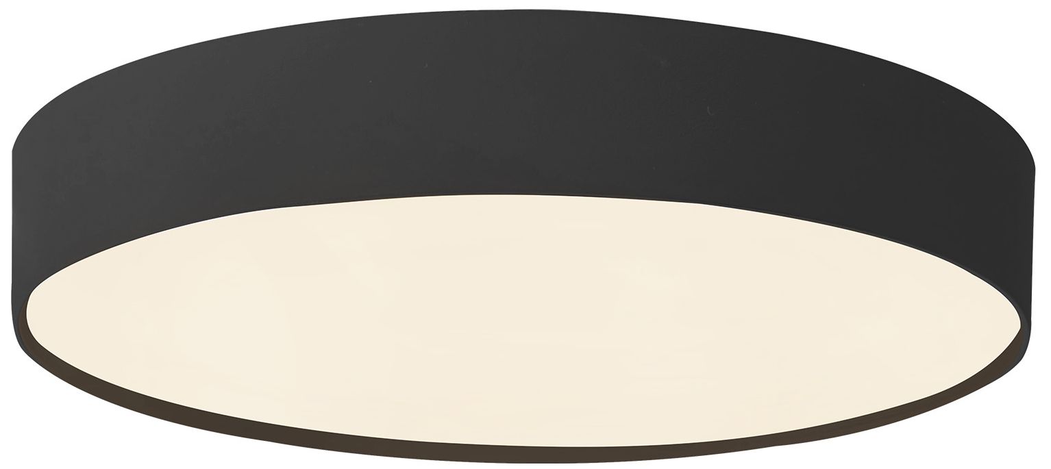 Image 4 Rynn 5-in Black dimmable LED Flush Mount more views