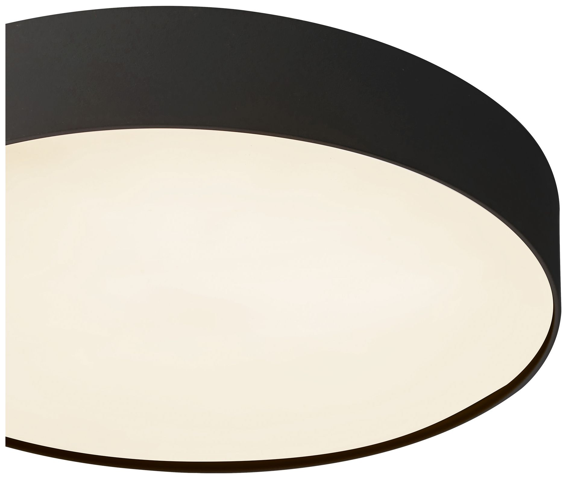 Image 5 Rynn 5-in Black dimmable LED Flush Mount more views