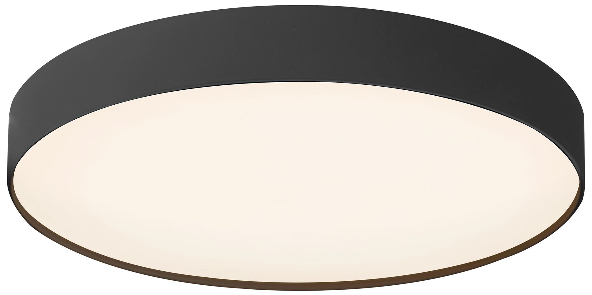 Image 2 Rynn 7-in Black dimmable LED Flush Mount