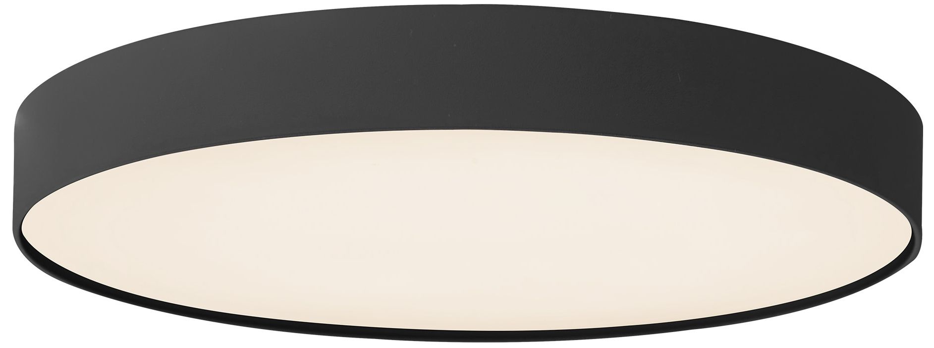 Image 4 Rynn 7-in Black dimmable LED Flush Mount more views