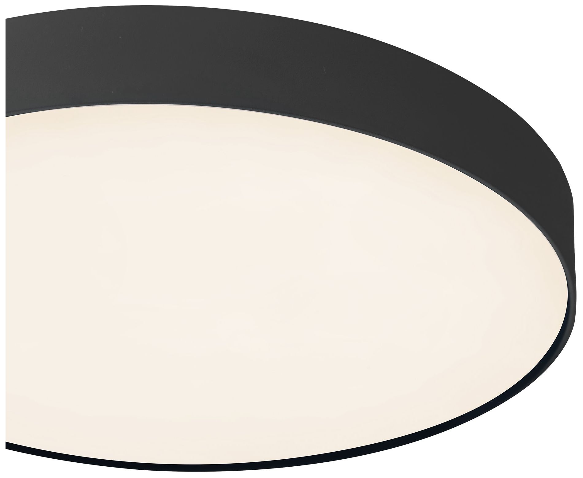 Image 5 Rynn 7-in Black dimmable LED Flush Mount more views
