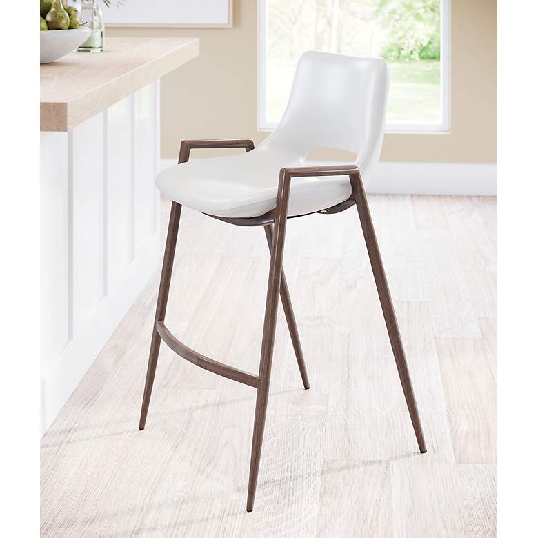 Image 4 S/2 Desi Counter Chair White more views