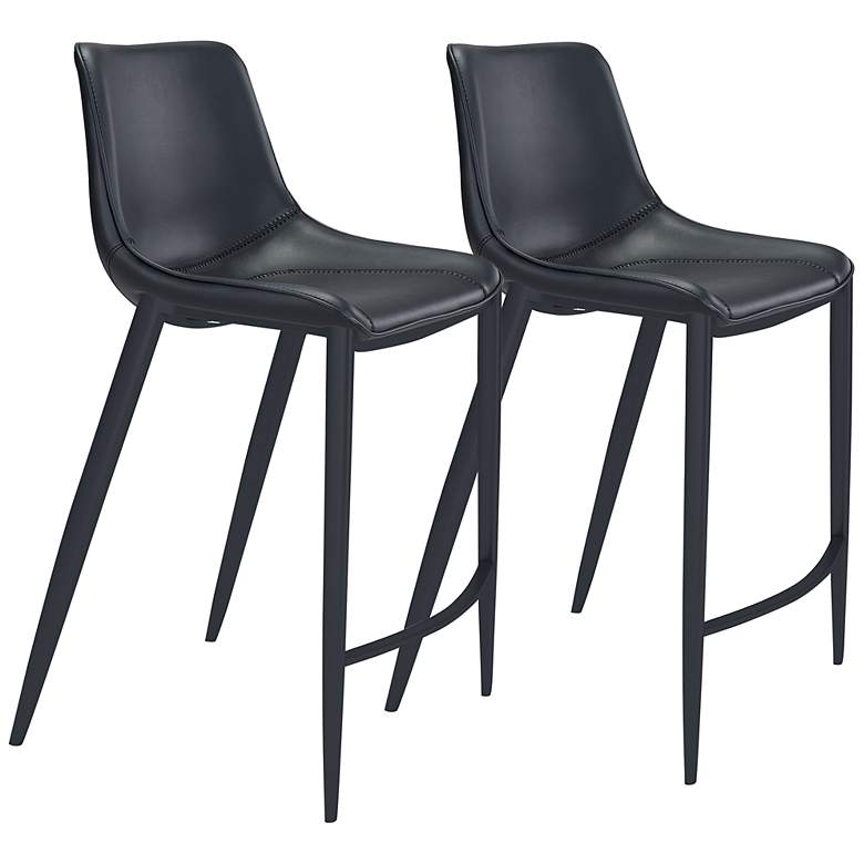Image 2 s/2 Magnus Bar Chair Black