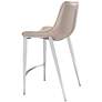 7_s/2  Magnus Counter Chair Gray & Silver more views