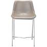 s/2  Magnus Counter Chair Gray & Silver